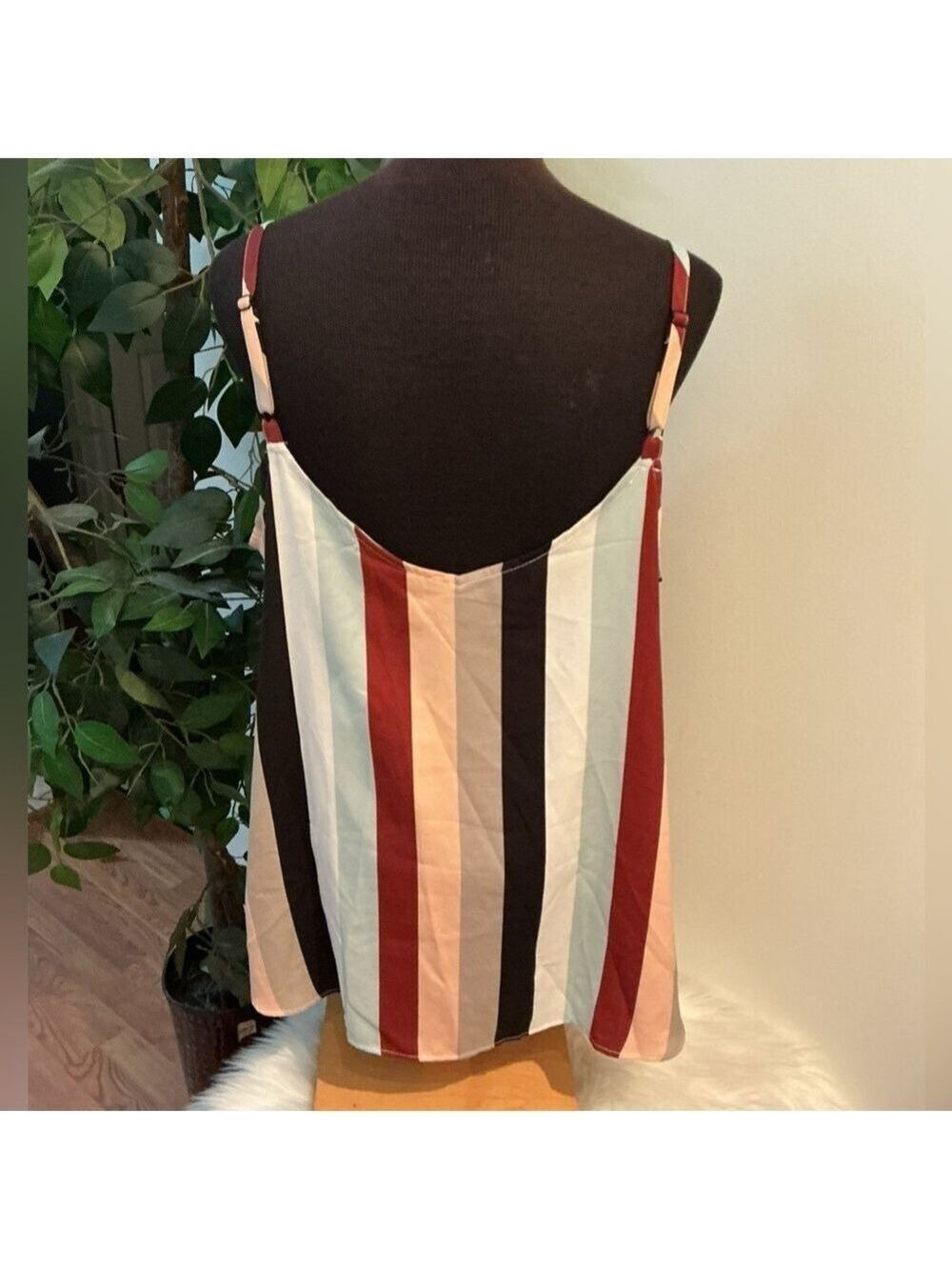 Torrid Sophie Charmeuse Swing Cami
Multi color stripes woman’s size 2 - Picture 8 of 12